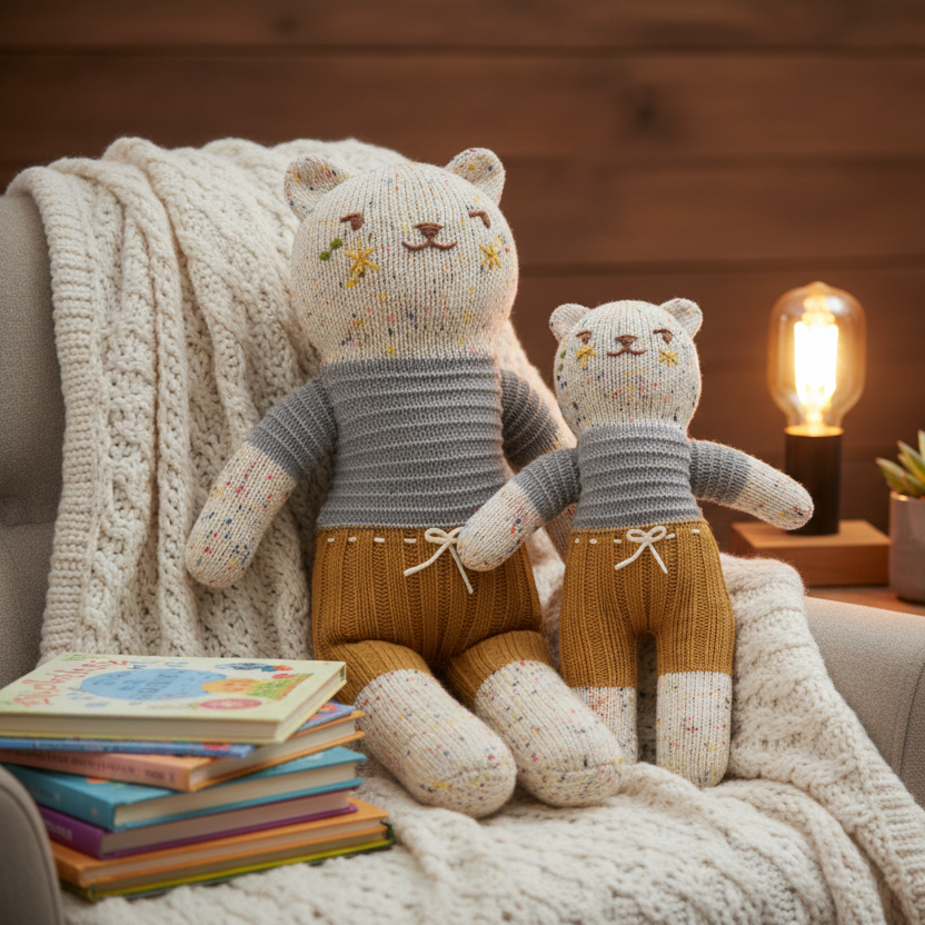 Hand-Knit Dolls