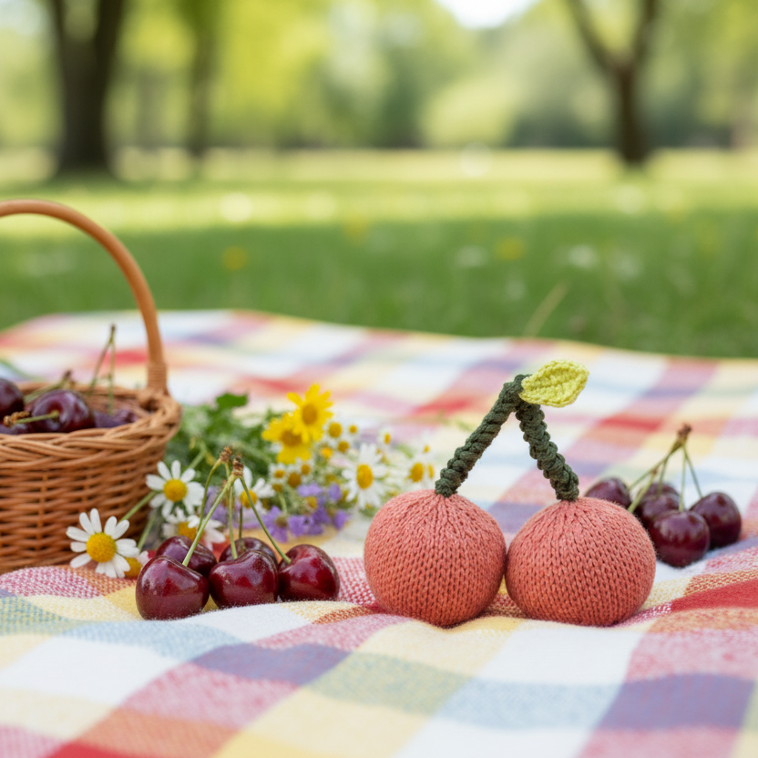 Cherry Pillow Cotton